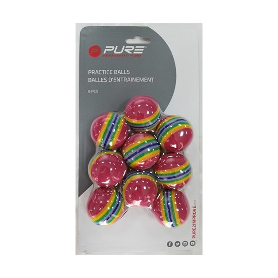 Pure2Improve Foamballer Treningsballer 9 Pack