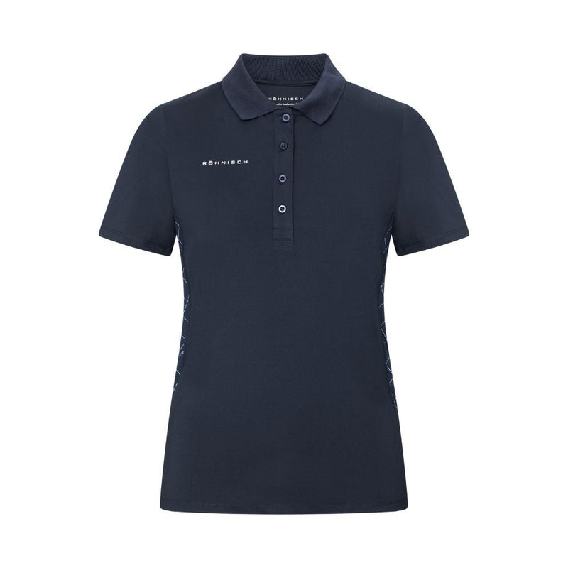 Röhnisch Nicky Poloshirt Dae icro Check Navy