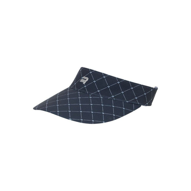 Röhnisch Aria Visor Dame Micro Check Navy Onesize