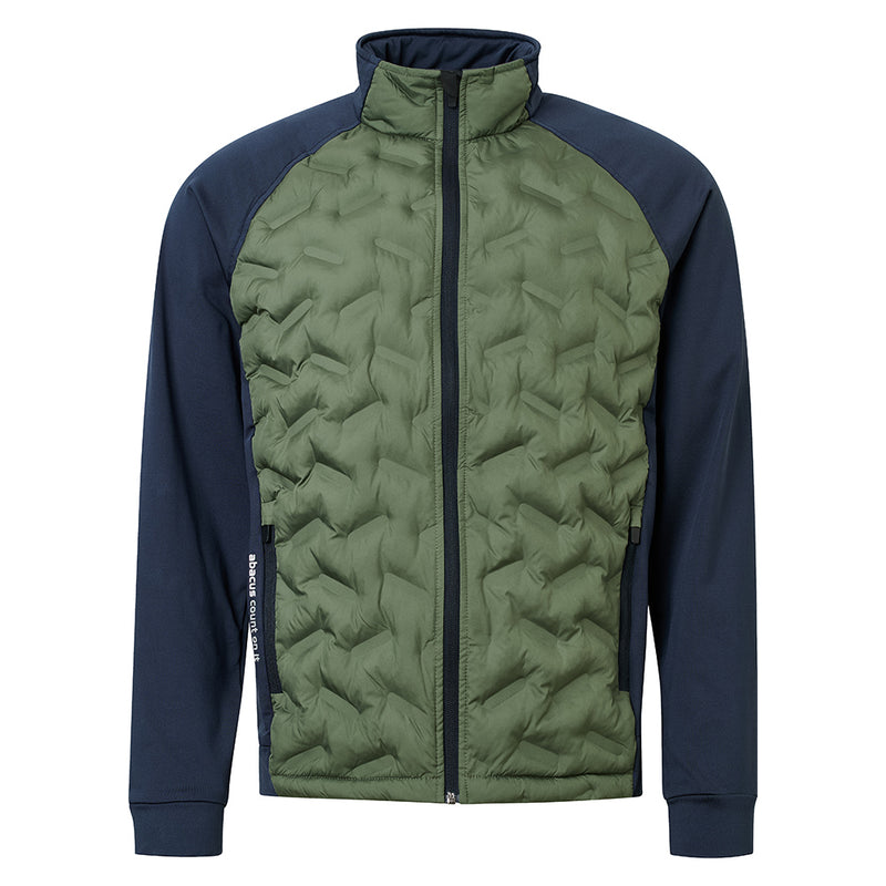 Abacus Branson Hybrid Jakke Herre Navy/Grønn