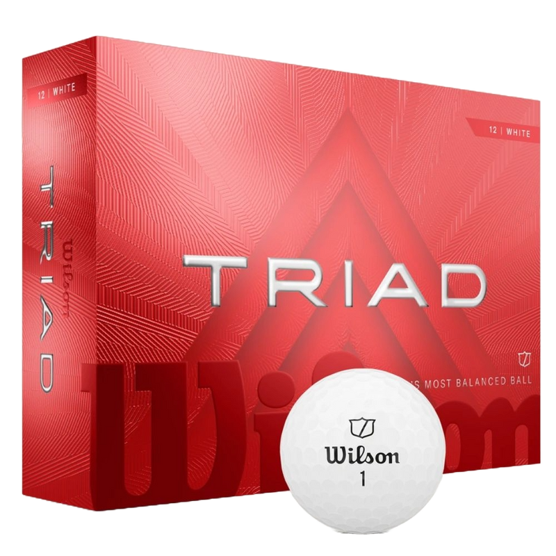 Wilson TRIAD Golfball Hvit