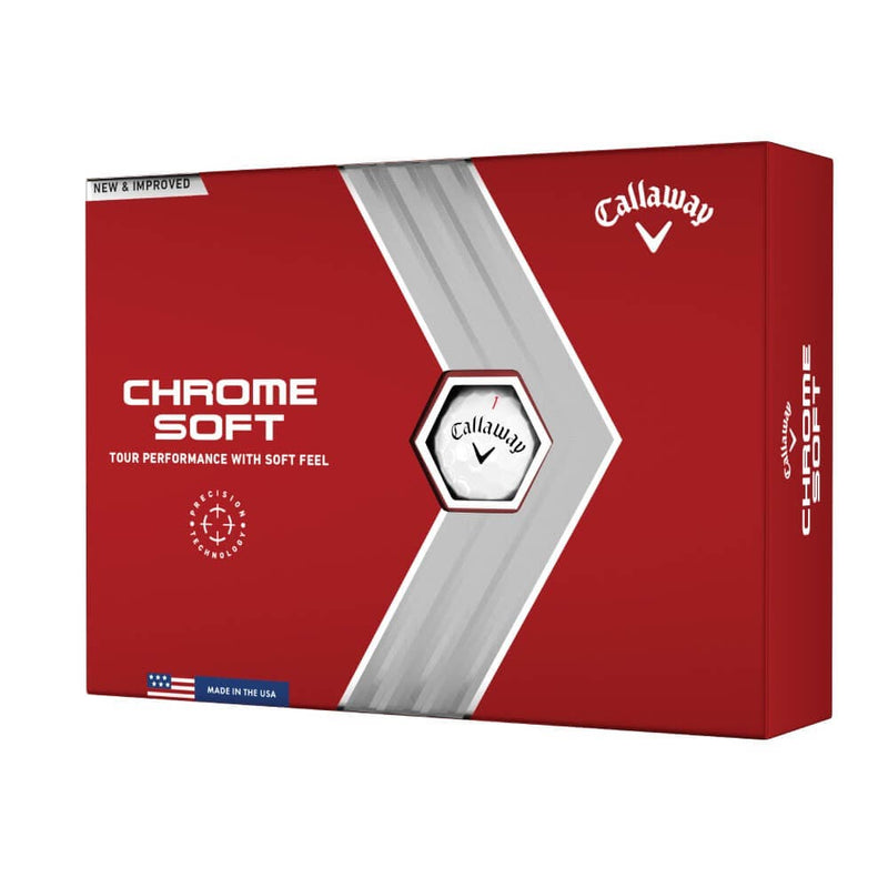 Callaway Chrome Soft 22 Golfball Hvit