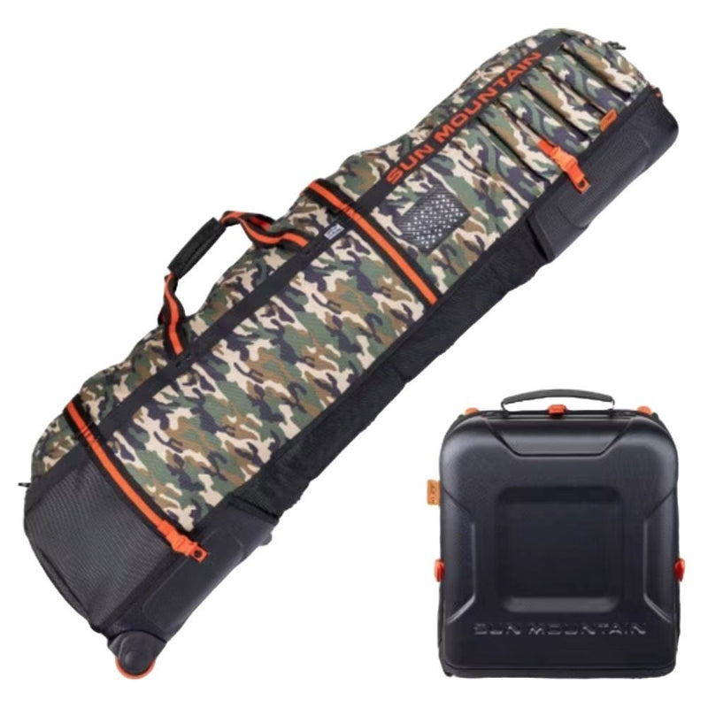 Sun Mountain Kube Reisebag Svart/Camo/Rød