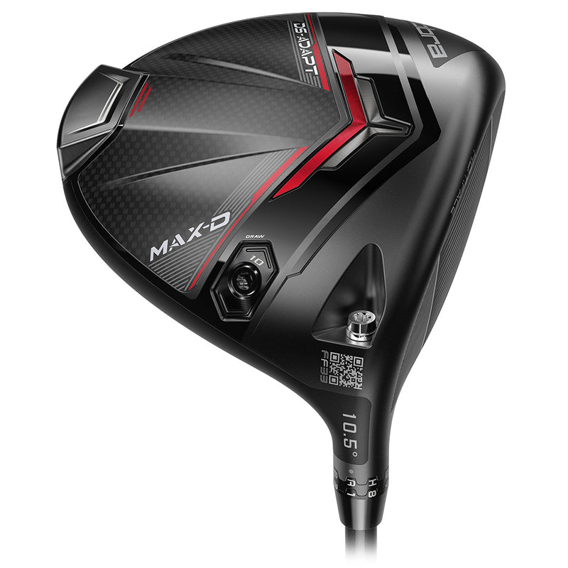 Cobra DS-Adapt MAX-D Driver Høyre 12° Lite/A (TT Project X Denali Red A 55g, Lamkin Crossline Black)