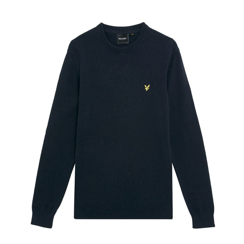 Lyle & Scott Crew Neck Genser Herre Navy