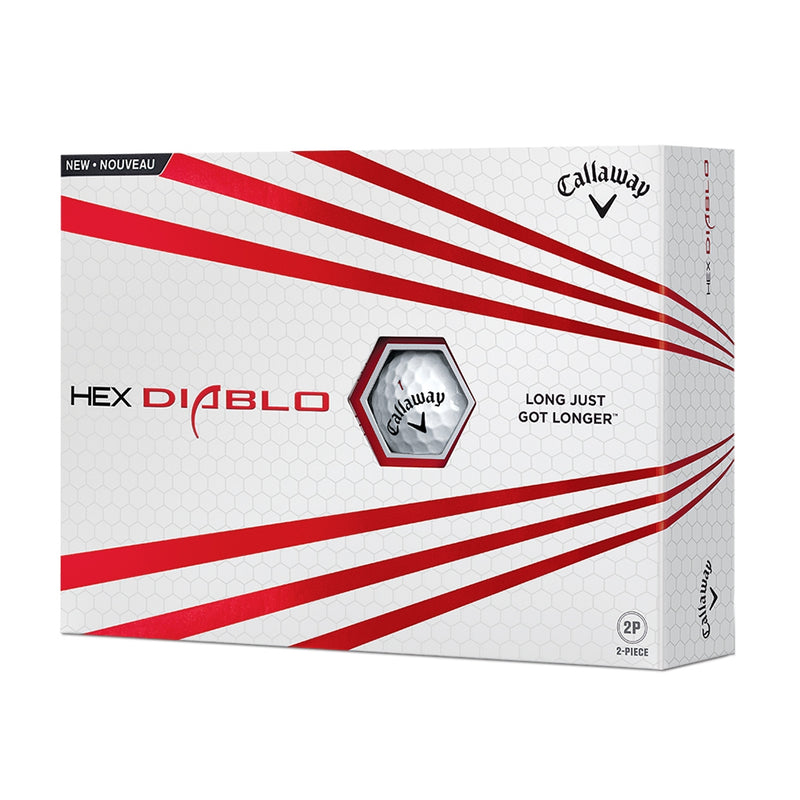 Callaway Hex Diablo Golfball Hvit