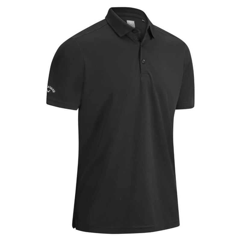 Callaway Solid Tournament Pique Herre Svart
