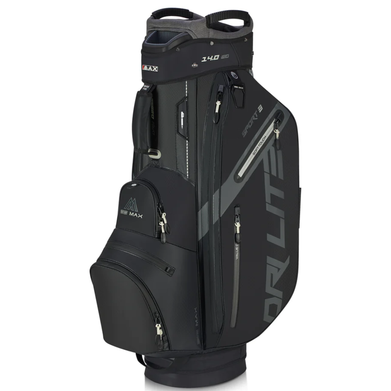 Big Max Dri Lite Sport 3 Trallebag Svart