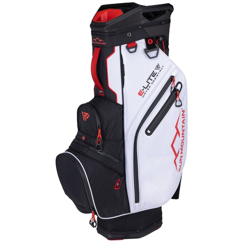 Sun Mountain E-Lite Trallebag Svart/Hvit/Rød