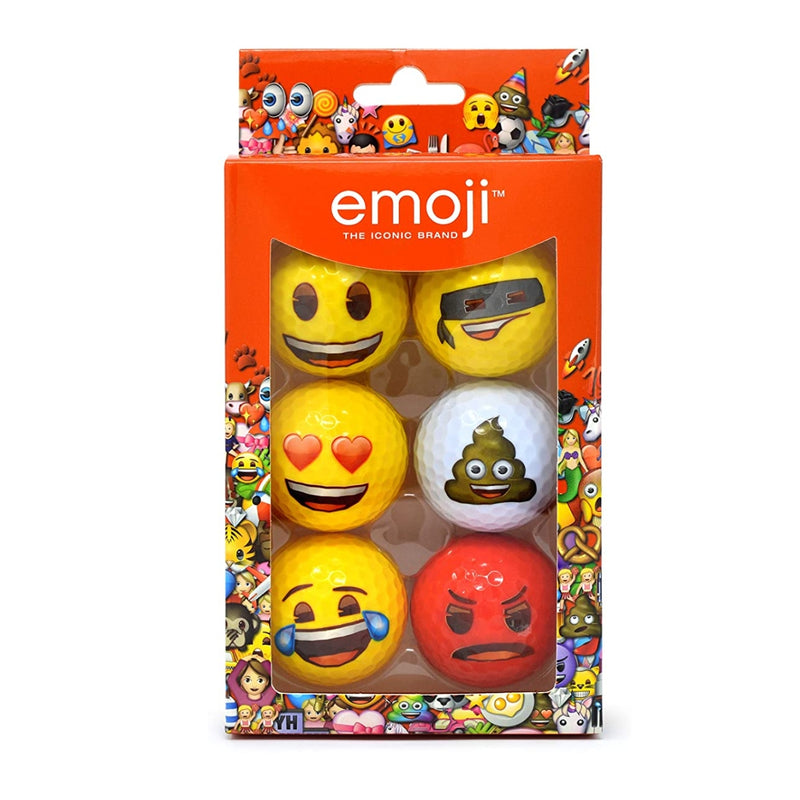Emoji Emoji Golfballer 6 Pack