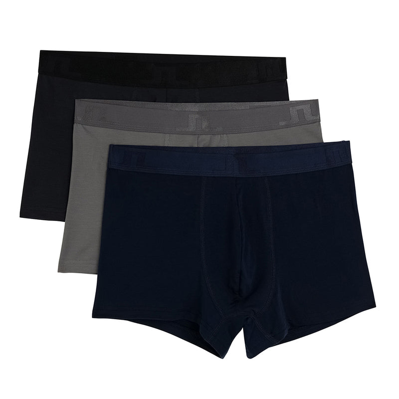 J.Lindeberg Bridge Lyocell Boxere Herre Svart/Navy/Grå 3 Pack