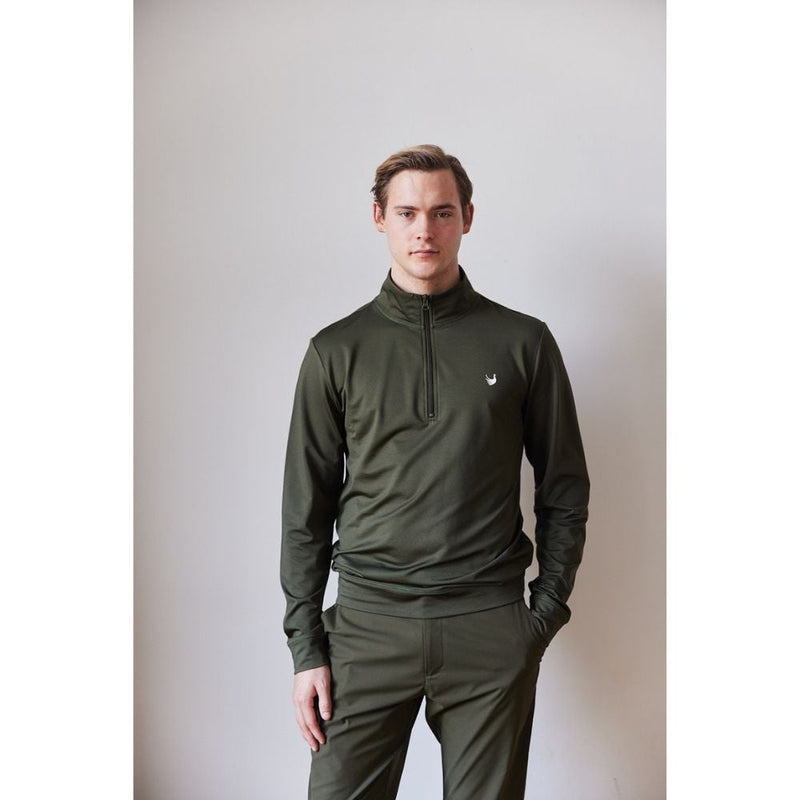 Fasán Halfzip Genser Herre Grønn