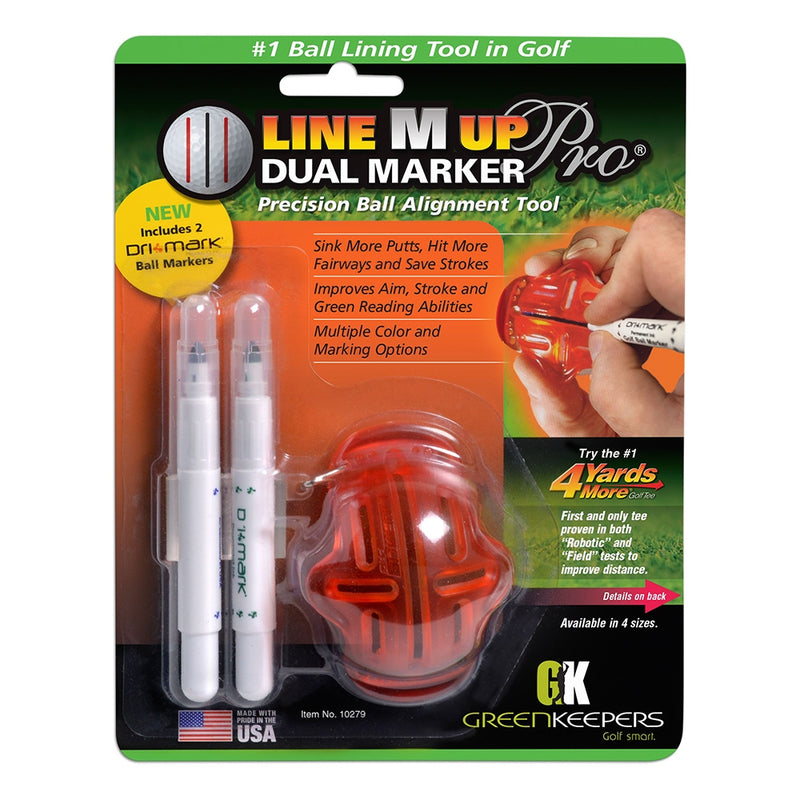 Greenkeepers Line-M-Up Pro Dual Ballmarkør Kit