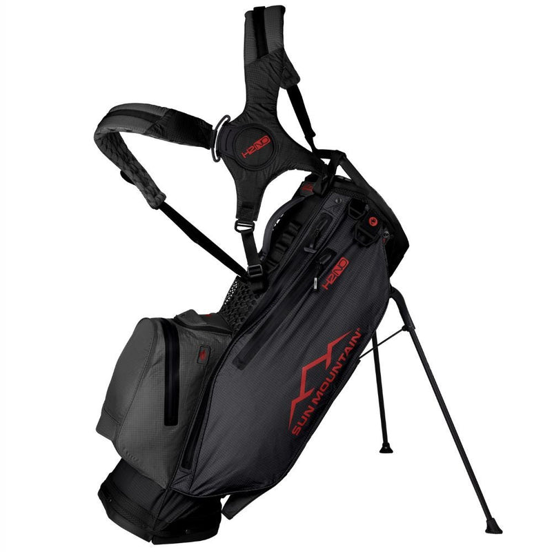 Sun Mountain H2NO Lite Bærebag Svart/Grå/Rød