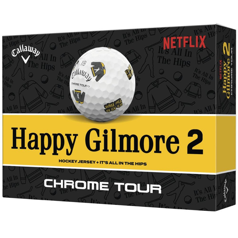 Callaway Happy Gilmore 2 Chrome Tour Golfball “It's All In The Hips”