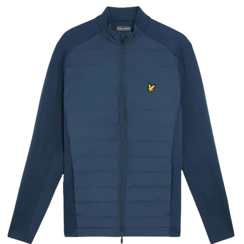 Lyle & Scott Hybrid Quilted Full Zip Jakke Herre Blå