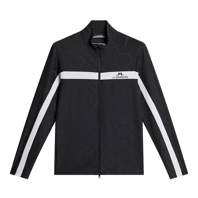 J.Lindeberg Jarvis Jacquard Tour Midlayer Svart