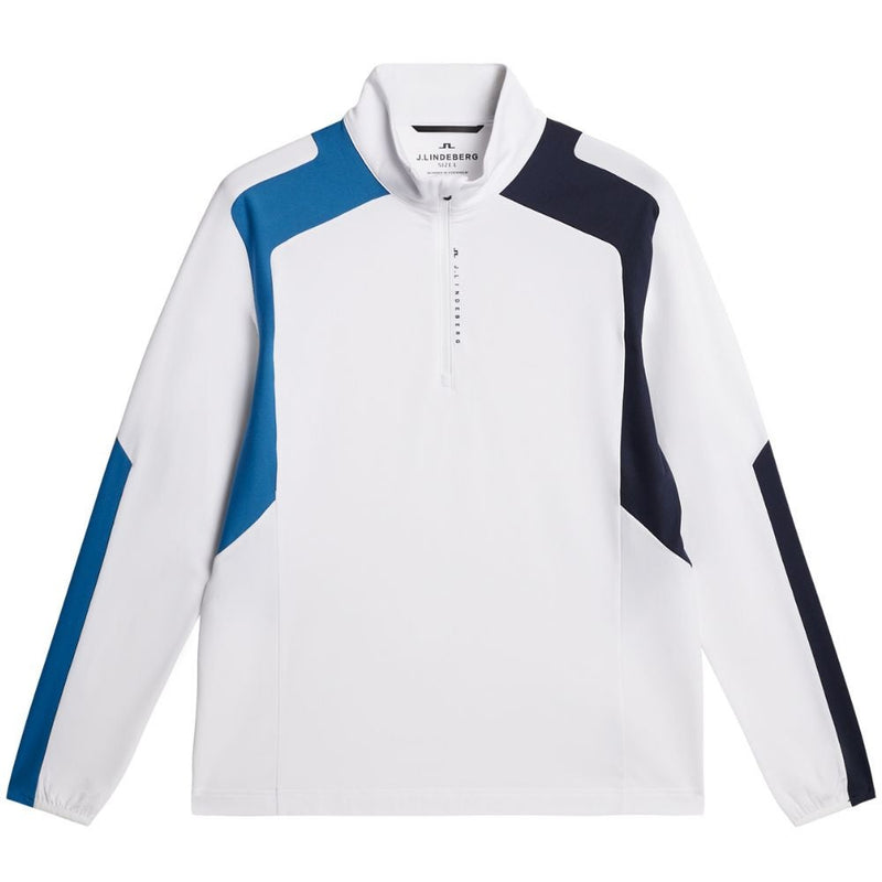 J.Lindeberg Leander Quarter Zip Midlayer Herre Hvit