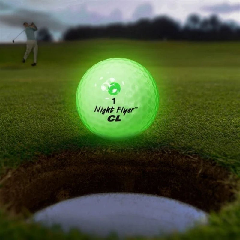Night Flyer Selvlysende LED Golfball Grønn