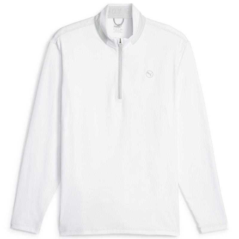 Puma Lightweight 1/4 Zip Genser Herre Hvit