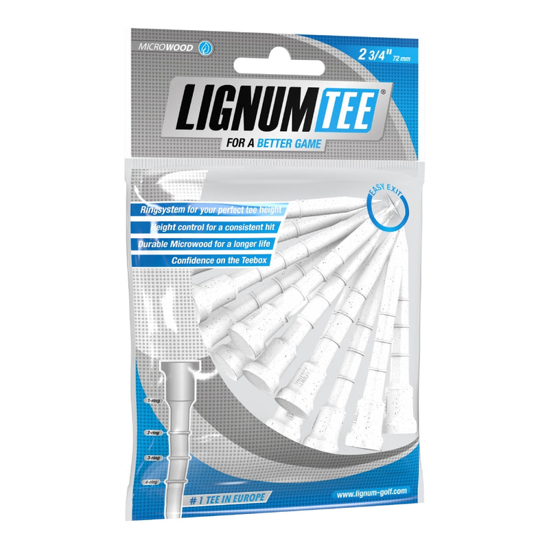 Lignum Plastpegger 72mm 12pk Hvit