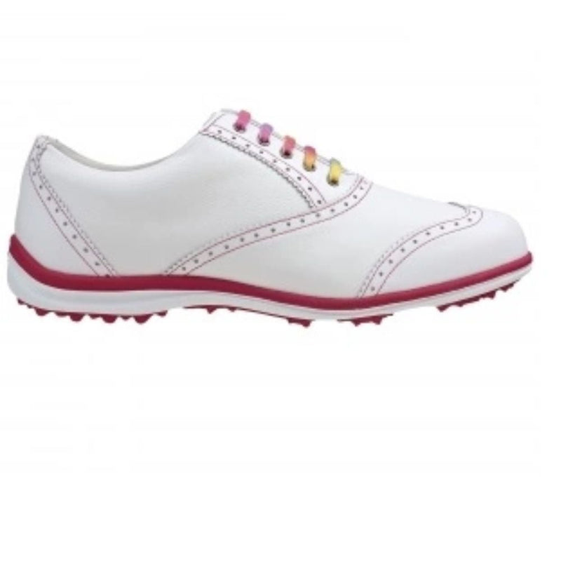 FootJoy Lopro Casual Golfsko Dame Hvit/Rosa
