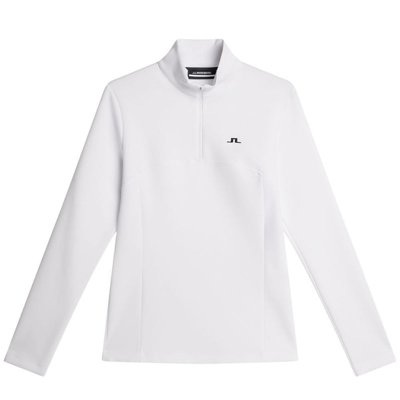 J.indeberg oreei Quarter Zip Midayer Dame Hvit