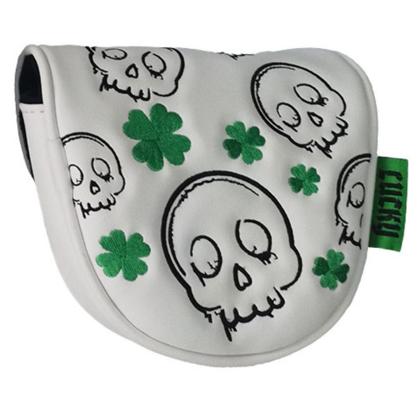 Legend Skull Mallet Putter Headcover Hvit