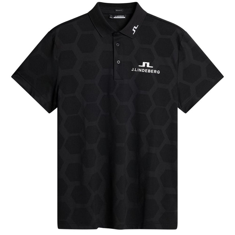 J.Lindeberg KV Tour Mesh Pique Herre Svart