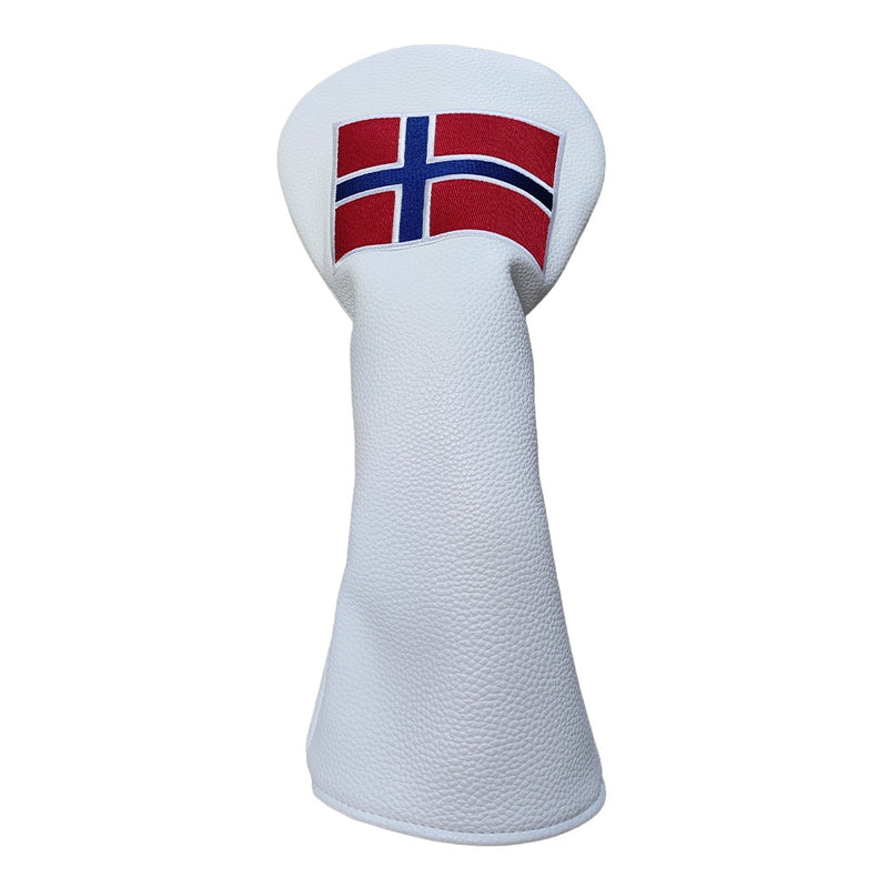 Mgolf Norge Driver Headcover Hvit