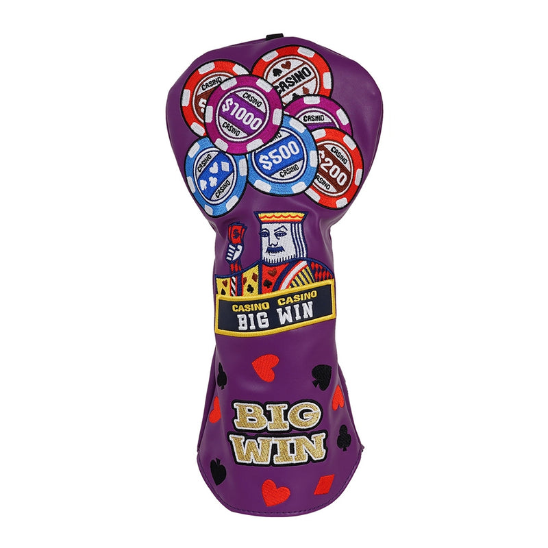 Mgolf Big Win Driver Headcover Lilla