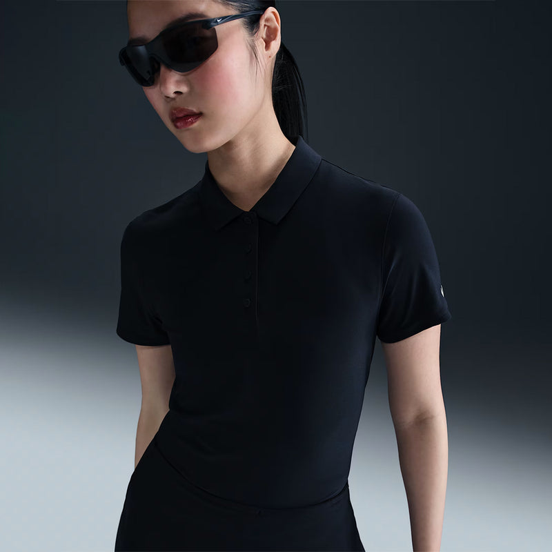 Nike Dri-FIT Victory Pique Dame Svart