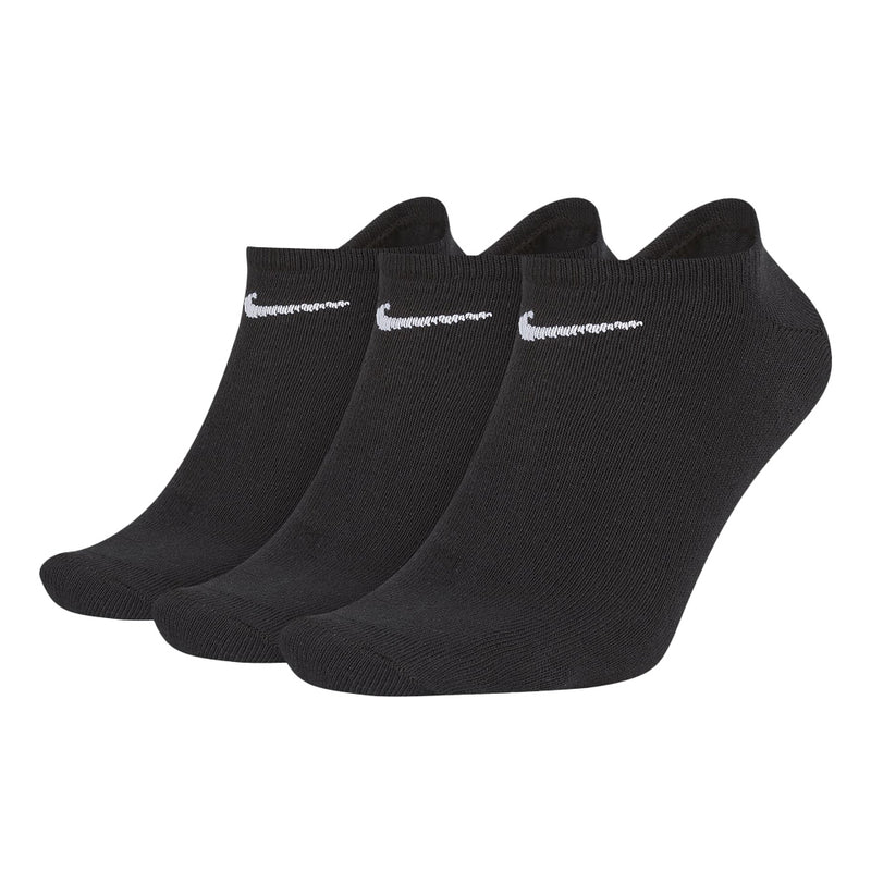 Nike Lightweight No-Show Treningssokker 3 Pack Svart L ()