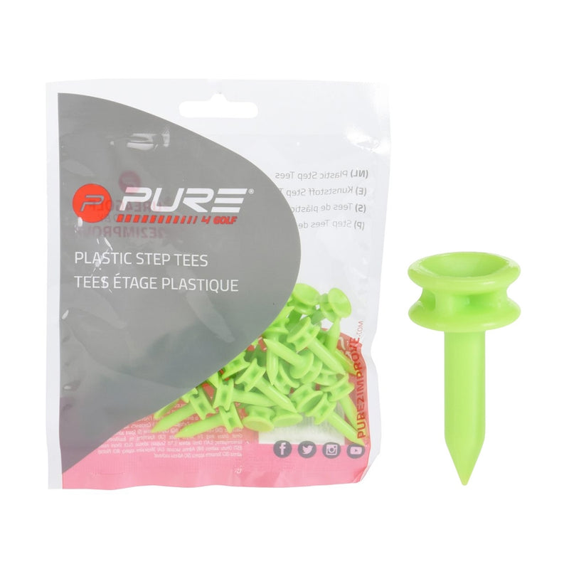 Pure2Improve Golfpegger Step Tees 24mm 35pk