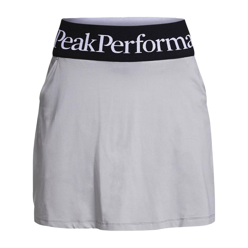 Peak Performance Turf Skjørt Dame Lysegrå