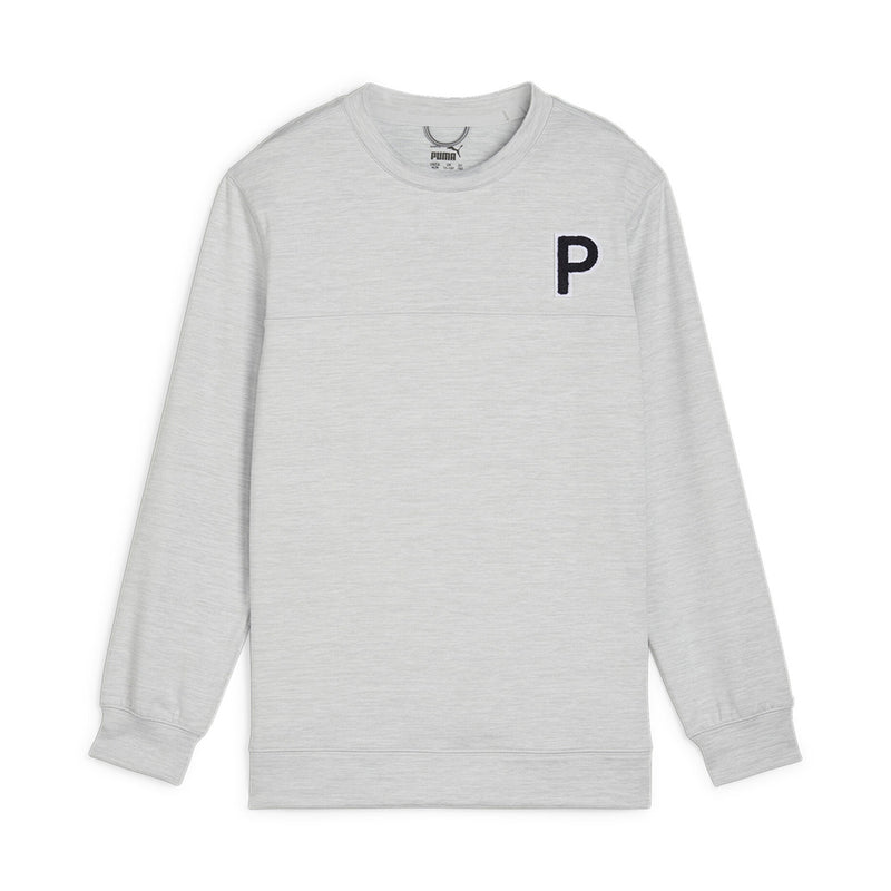Puma Cloudspun Crewneck Genser Junior Grå L/164