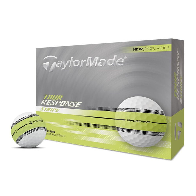 TaylorMade Tour Response Stripe Golfball Hvit/Gul
