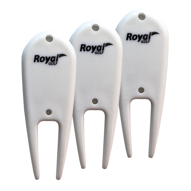 RG Golf Greengaffel Hvit 3 Pack