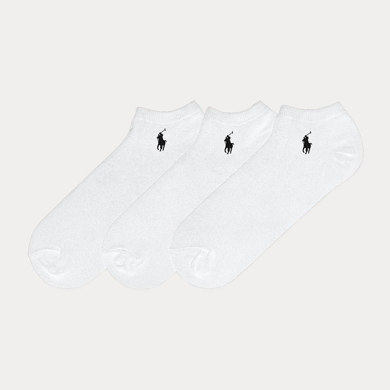 Ralph Lauren Ankelsokker 3-Pack Hvit