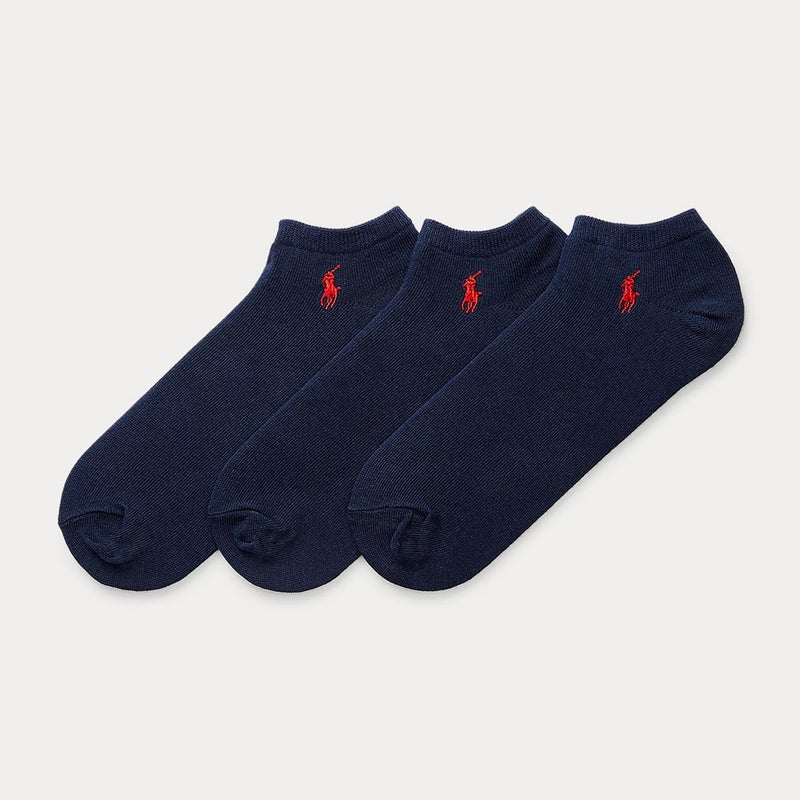 Ralph Lauren Ankelsokker 3-Pack Navy