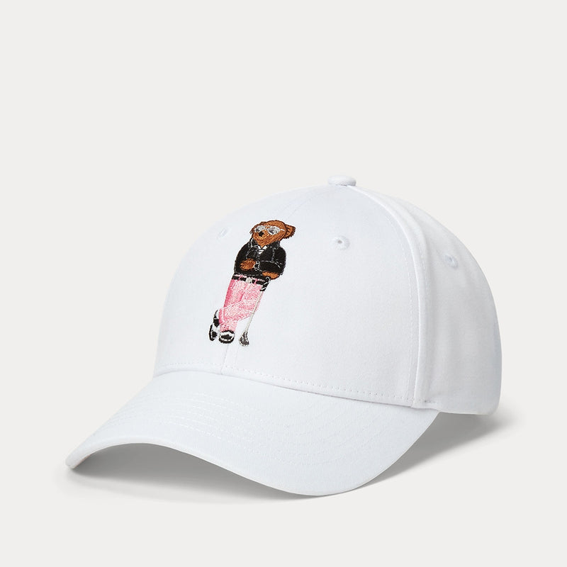 Ralph Lauren Bear Caps Dame Hvit