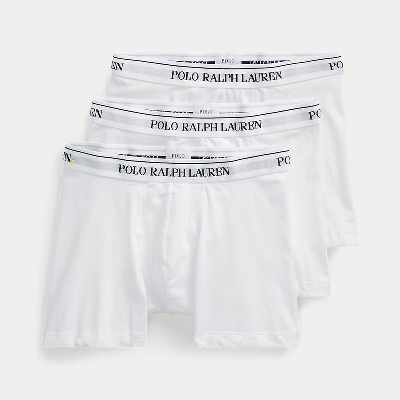 Ralph Lauren Boxershorts Classic Trunks 3pk Hvit