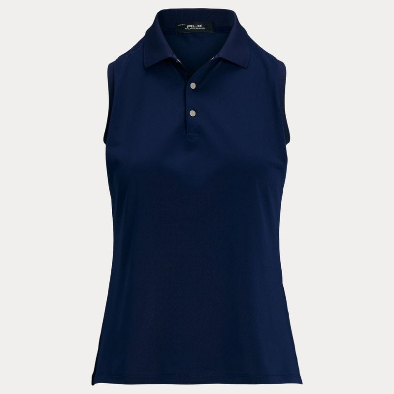 Ralph Lauren Classic Fit Sleeveless Pique Dame Navy