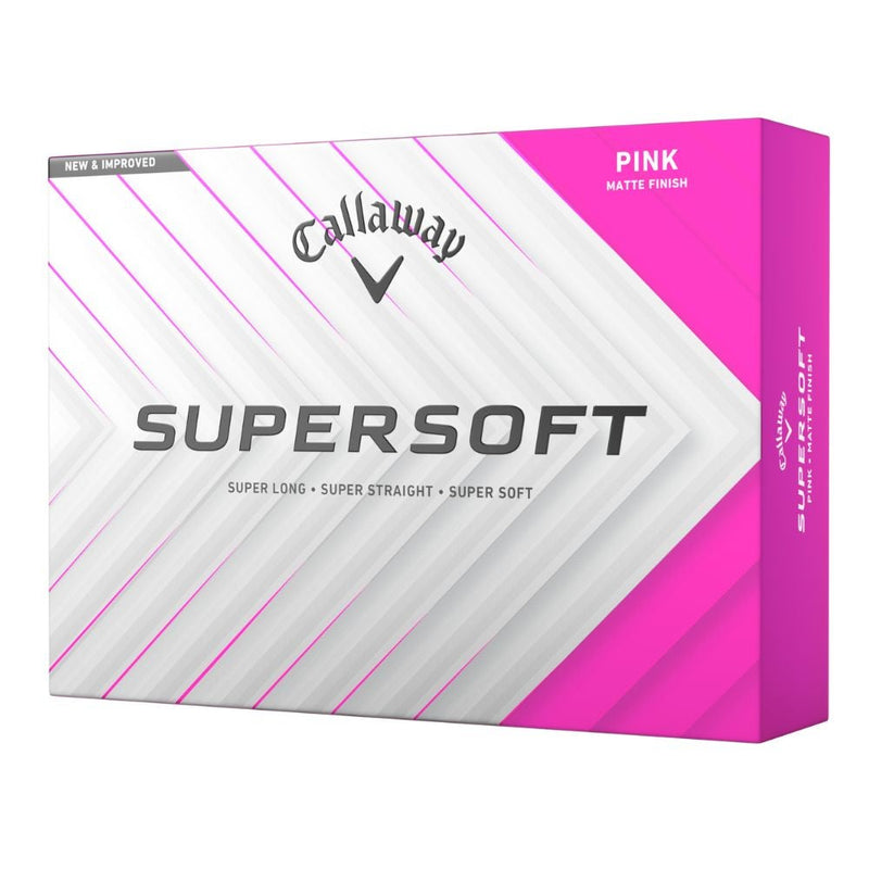 Callaway Supersoft Golfball Rosa