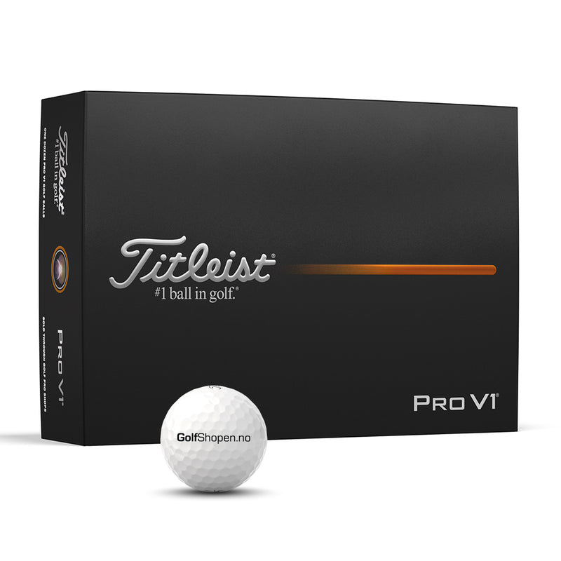 Titleist Pro V1 Golfball Hvit