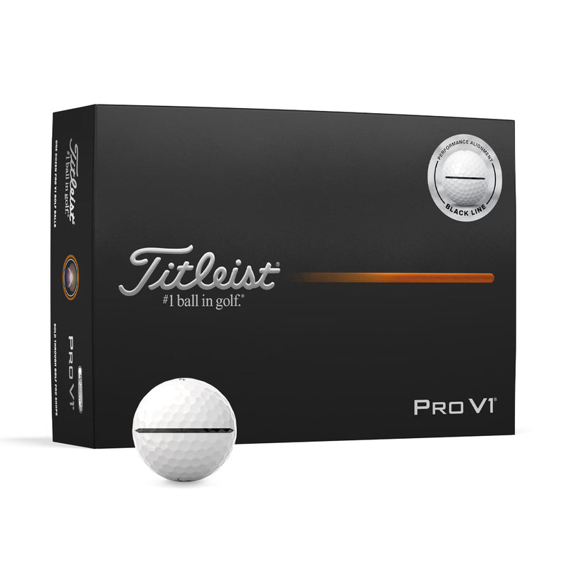 Titleist Pro V1 Svart AIM Performance Golfball