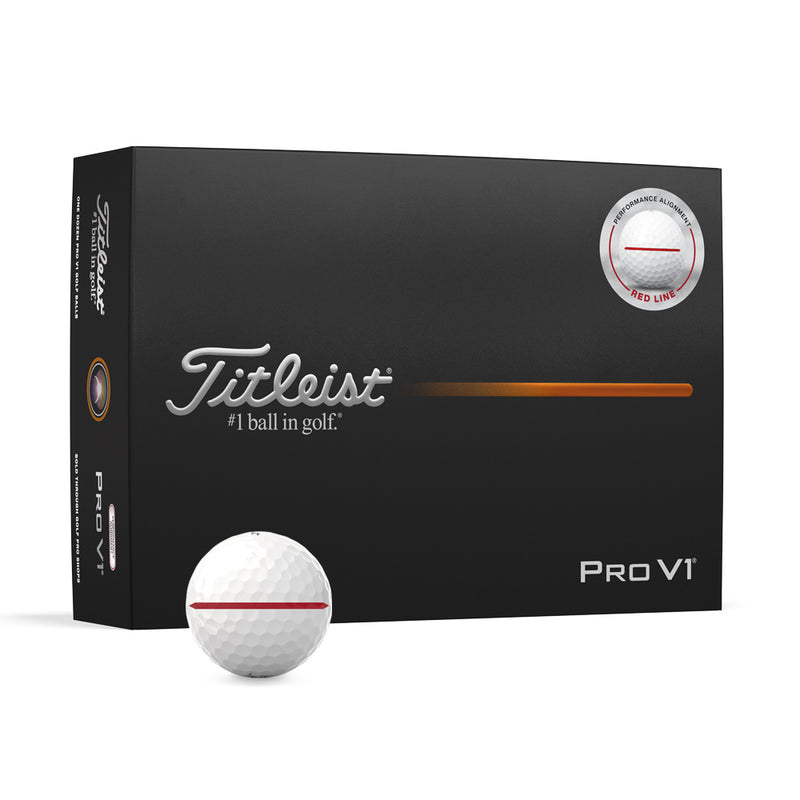 Titleist Pro V1 Rød AIM Performance Golfball