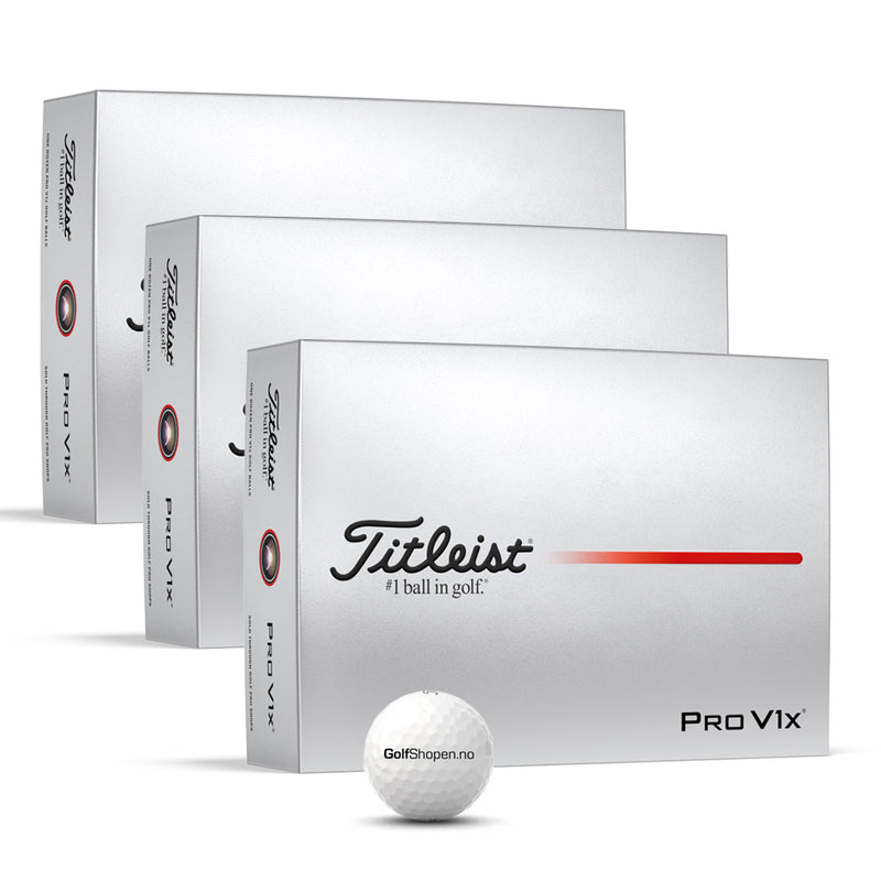 Titleist Pro V1x Golfball Hvit 3 Dusin
