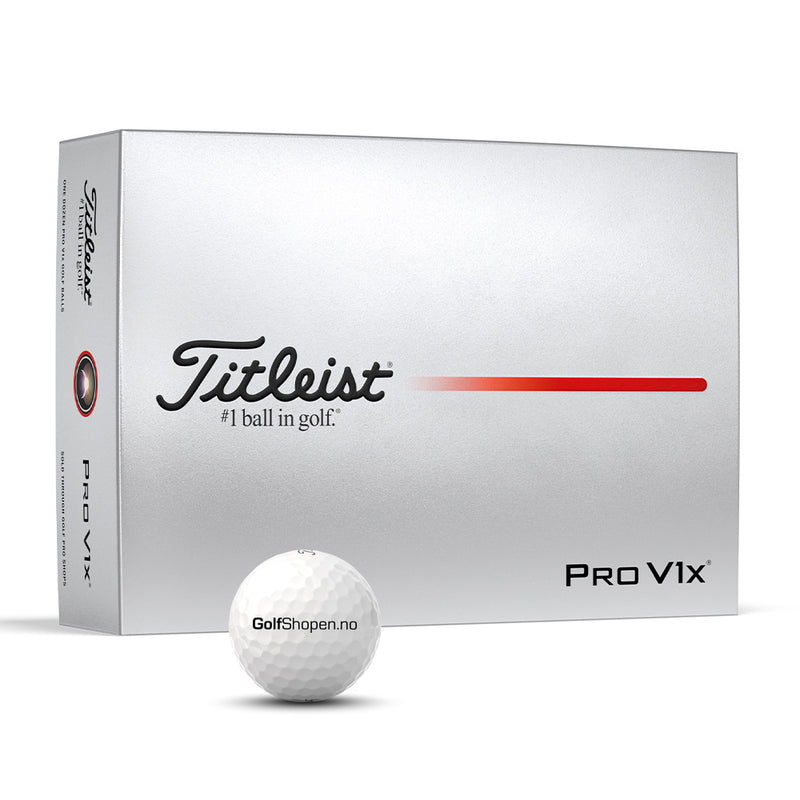 Titleist Pro V1x Golfball Hvit