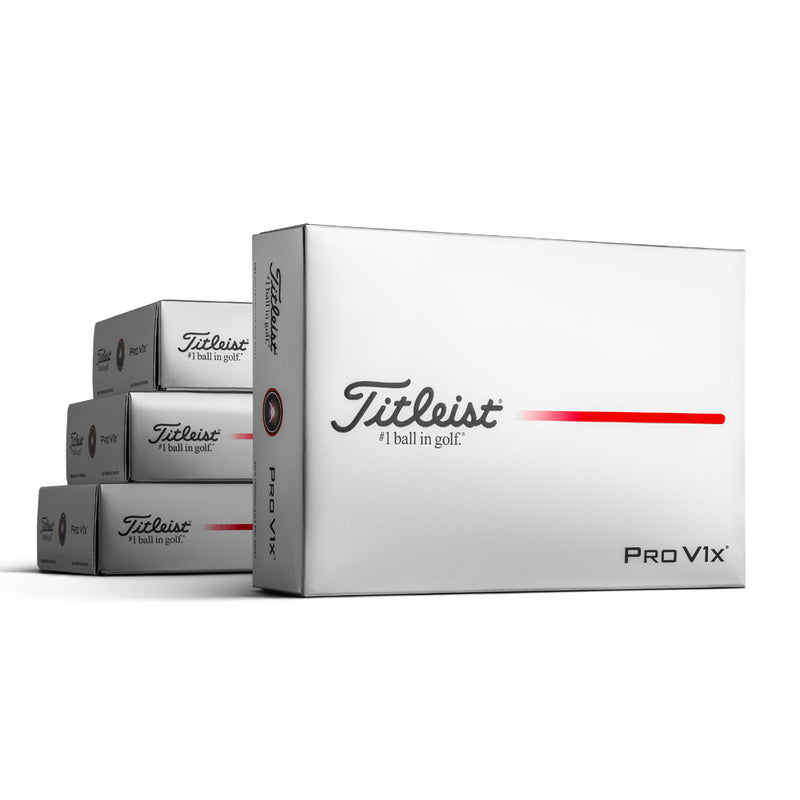 Titleist Pro V1x Golfball 4 for 3 Hvit